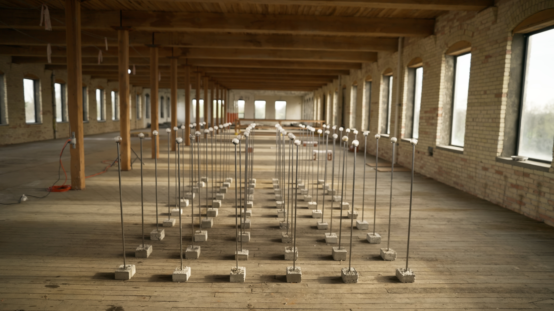 Mariana Noreña art display in The Mill