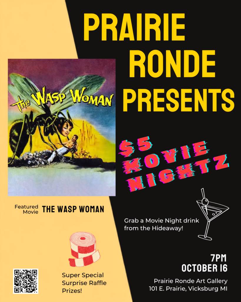 Wasp Woman Movie Night Poster